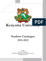 Student Catalogue 2018-2022