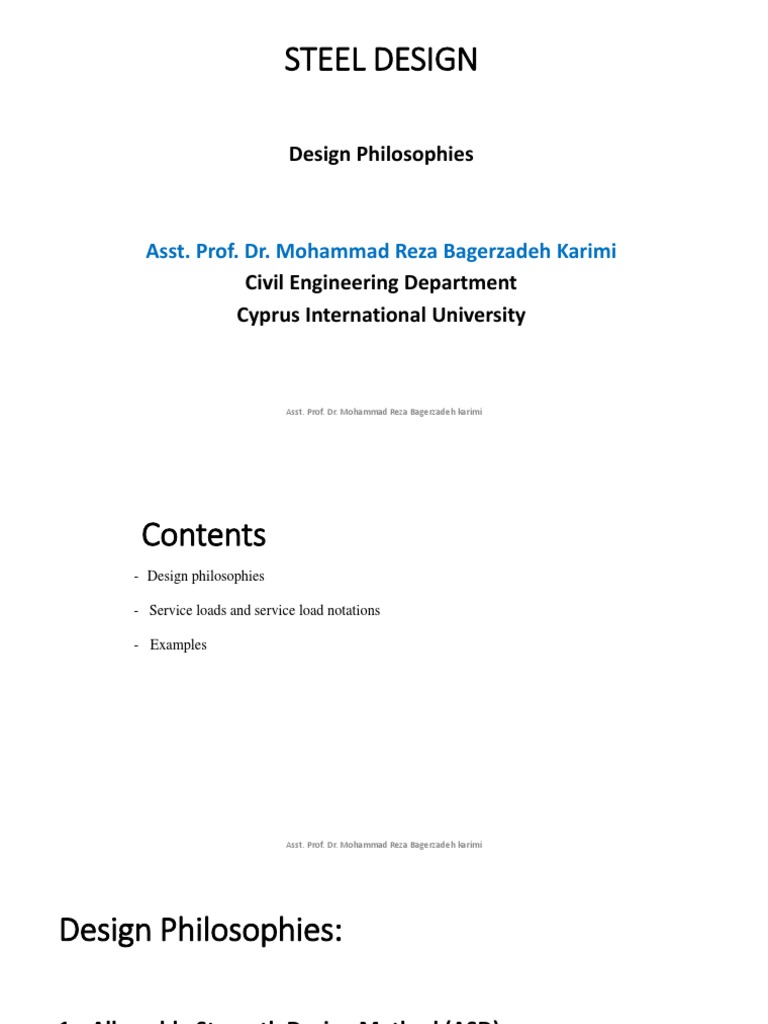 Steel Design for Civil Engineers | PDF | Strength Of Materials | Bending