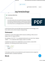 Python Programming Terminology for Beginners