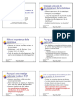 Rôle Et Importance de La Statistique Pourquoi Une Stratégie Nationale?