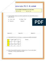 Matematika 8. - Pytagorova Veta - PL - 2