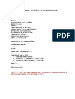 Structura Unui Proiect de Activitate Monodisciplinara