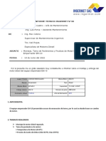 Montaje y pruebas motor Diesel equipo empernador EM-10