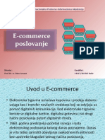 E-Commerce Poslovanje - Bekir Okić