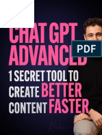Chat GPT Advanced: 1 Secret Tool To Create Content