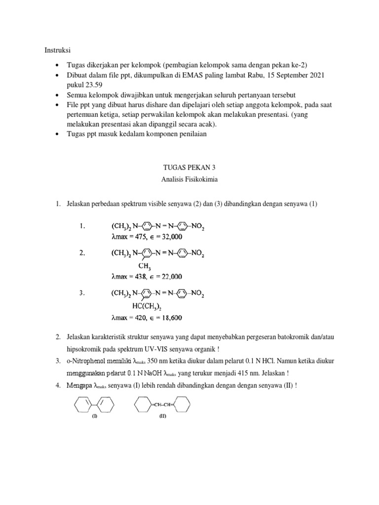 Tugas Analisis Fisikokimia Pekan 3 | PDF | Metode & Bahan Ajar | Sains ...