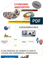 Las Funciones Administrativas