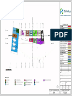 Planos de distribución de oficinas con leyenda de disciplinas