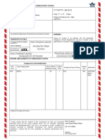 Shippers Declaration Column Format Fillable