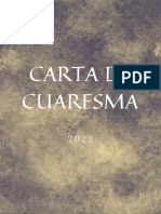 [Español] Carta de Cuaresma 2023 – Familia Vicentina