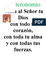 "Ama Al Señor Tu Dios Con Todo Tu Corazón, Con Toda Tu Alma y Con Todas Tus Fuerzas