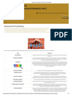 Assessment Vocabulary - Assessment Network