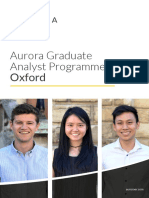 Aurora Energy Research Analyst Grad Brochure