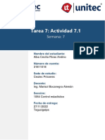 Tarea 7.1 Control Estadistico