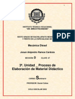 Anteproyecto de Material Didáctico Etapa No. 3 6D-47 Ramos Cardoza Josué Alejandro