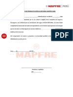 Decesos - Emision - Carta Aceptacion Cliente