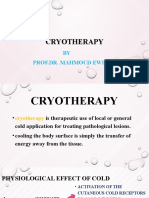 Cryotherapy 2018 3 RD Lecture