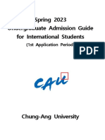 Spring 2023 Undergraduate Admission Guide (1st Period) - Eng.