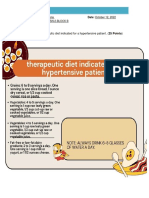 A. Prepare A Therapeutic Diet Indicated For A Hypertensive Patient. (25 Points)