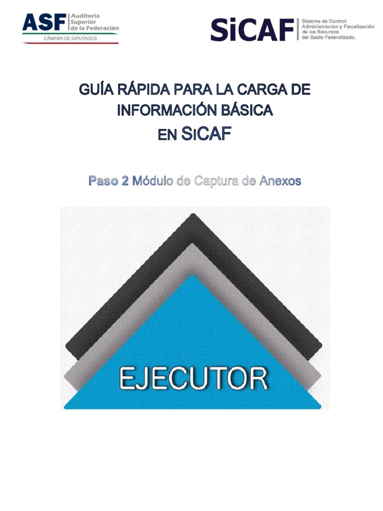 Manual de Uso del Sistema SICAF 2024 | PDF | Microsoft Excel | Informática