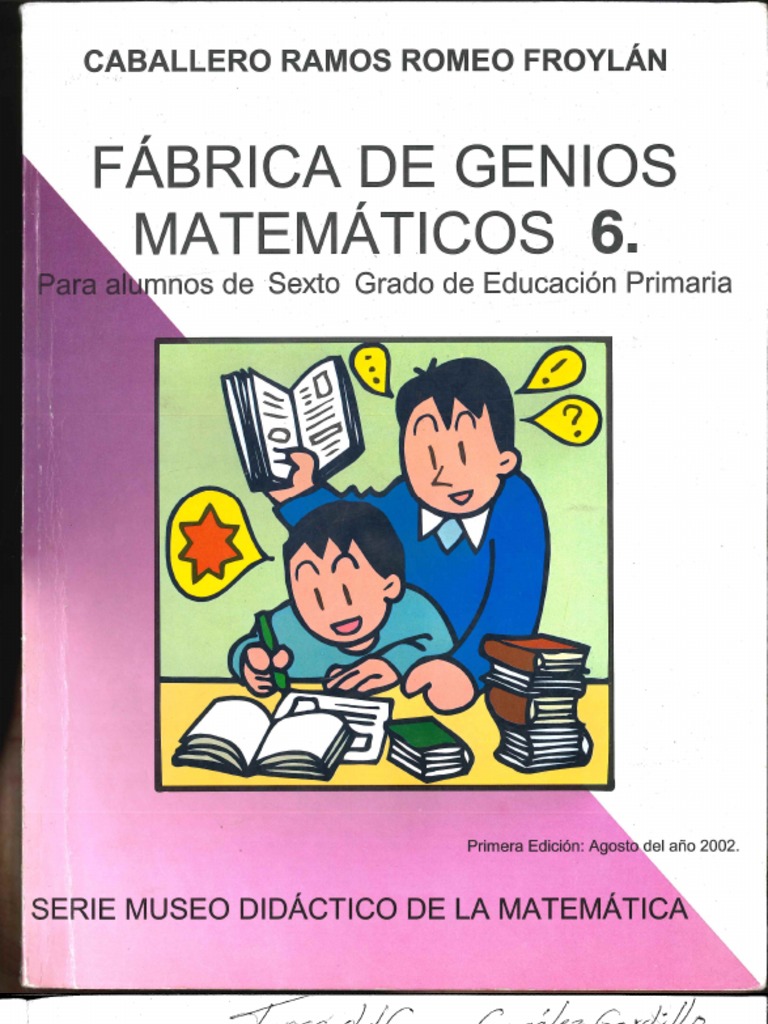 Fabrica de Genios Matematicos 6 | PDF