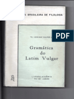 1959 - Theodoro Henrique Maurer Junior - Gramática Do Latim Vulgar