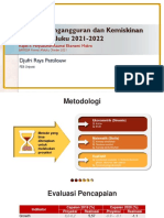 Proyeksi Kemiskinan Dan Pengangguran Maluku, Okt 2021