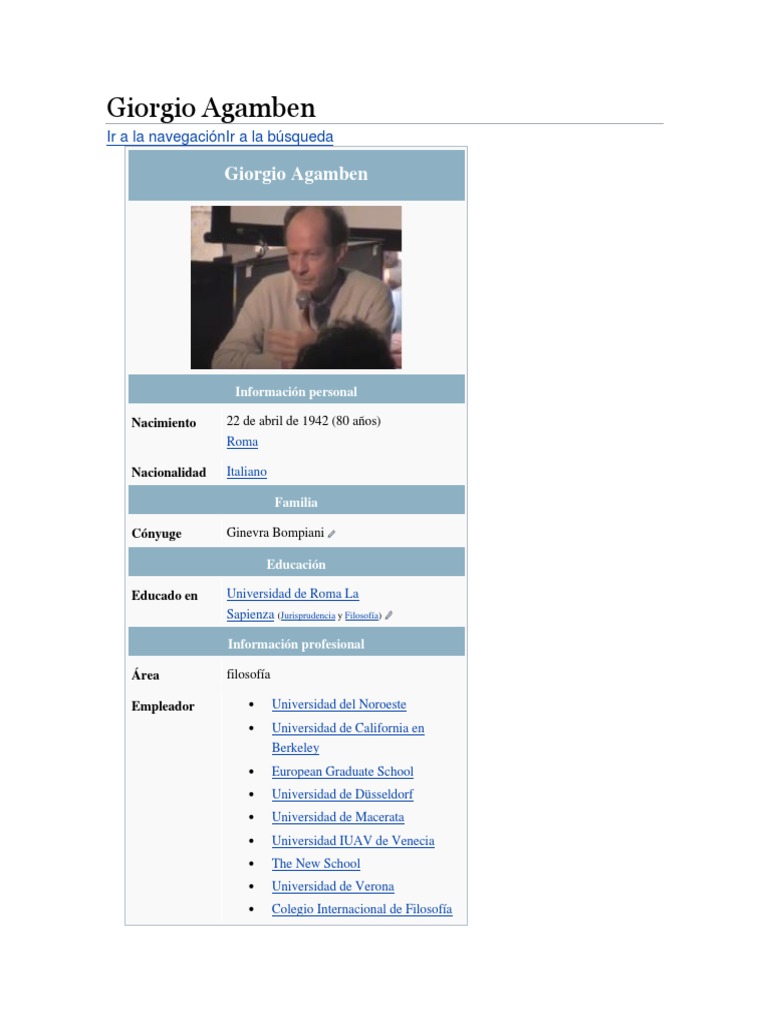 Giorgio Agamben | PDF
