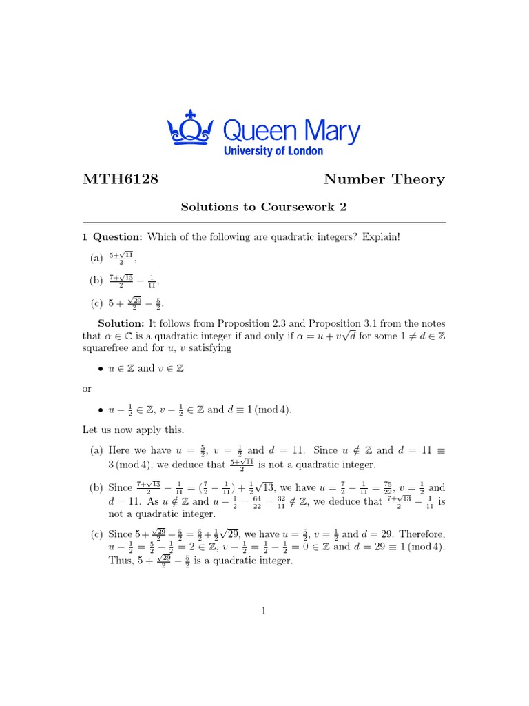Graph Theory Notes In Qmul