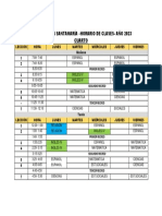 Horario Escuela Juan Santamaría 2023