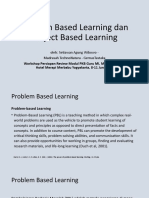 Problem Based Learning Dan Project Based Learning