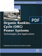 Sistemas de Energía de Ciclo de Rankine Orgánico (ORC)