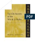 Los Secretos de Los Estilos Wu y Li de Tai Chi Chuan