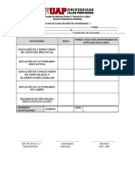 Ficha de Evaluacion de Internado I