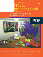 Addison Wesley openGL Programming Guide 8th Edition Mar 2013 ISBN 0321773039