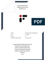 Laporan Praktikum Pemrograman Dasar Pertemuan 2