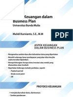 Aspek Keuangan Business Plan