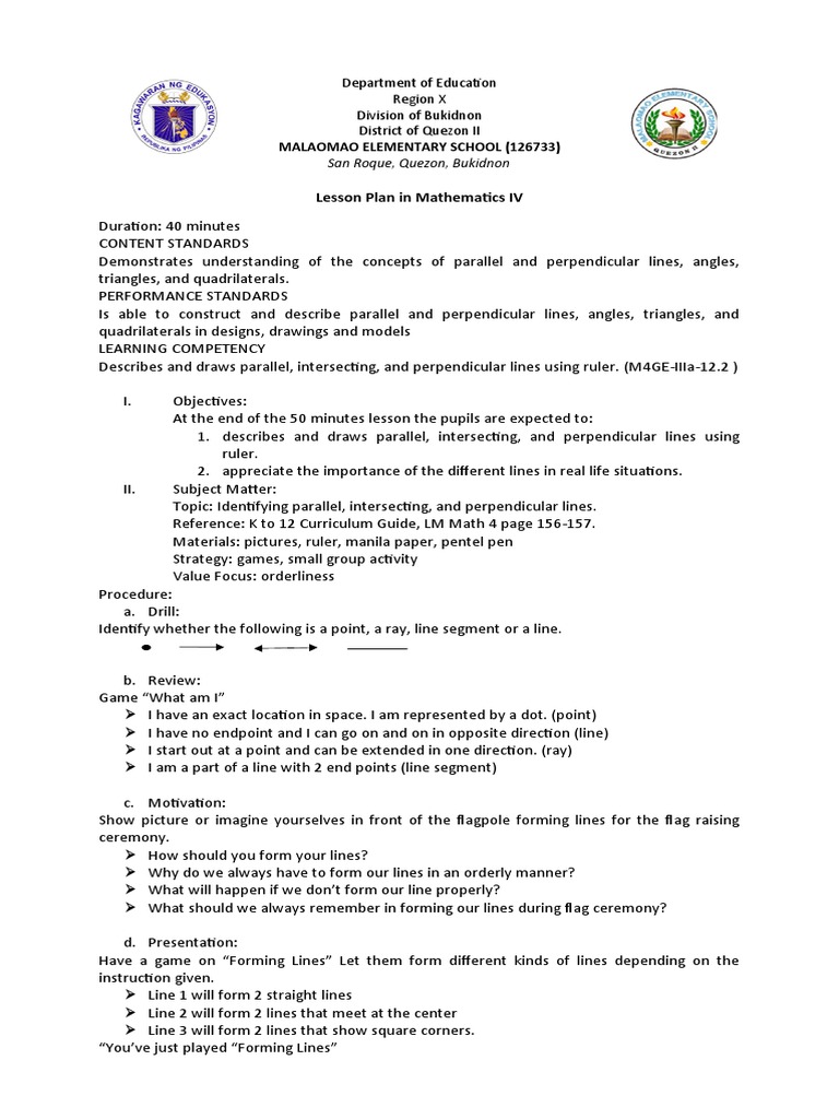 PARALLEL PERPENDICULAR AND INTERSECTING LINES PDF visual data 5