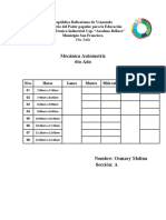 Horario de Clases