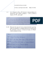 Química Ejercicios Cap 11