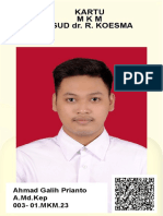 Ahmad Galih Prianto A.Md - Kep ID Card