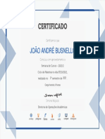 Certificado de Concluso Da Trilha