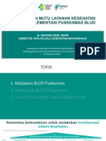 BLUD - Rakor PKM BLUD Dinkes Sumut - Ivonne Kusumaningtias