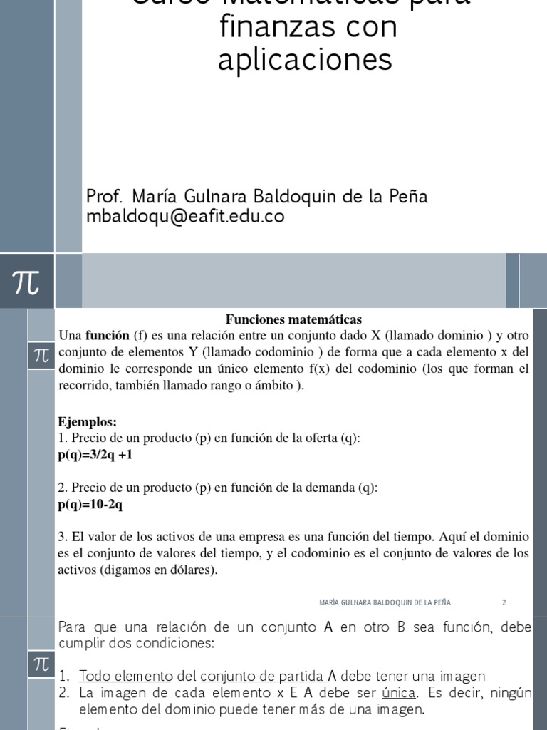 Tema 04 Funciones Matematicas Y Estadisticas 1 Pdf Formula