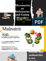 Malnutrition, Micronutrient Deficiencies