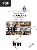 Exploratory COOKERY Q1 M4