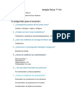 BIOQUMICA I Terapia Física 1 T