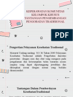 Kelompok 4 - Tantangan Pengembangan Pengobatan Tradisional