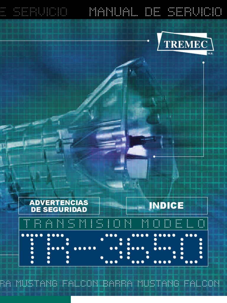 Manual de Servicio Tremec TR-3650 | PDF | Transmisión (Mecánica ...