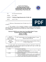 Tasking Re Flight Directive No. 07-2021-49 TDPCR